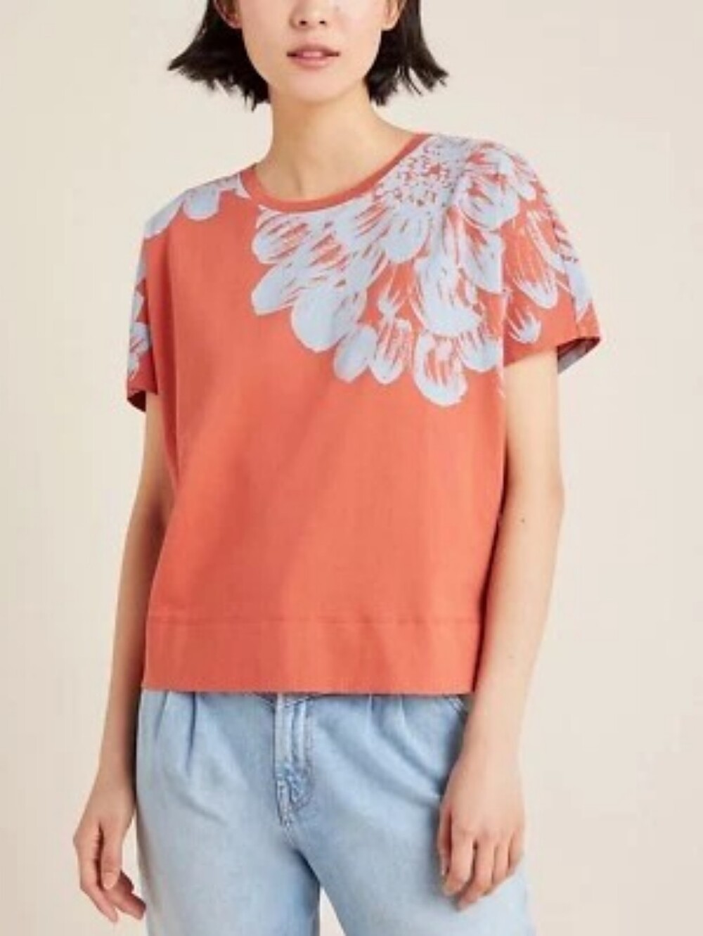 Anthropologie Floral Barbra Shirt